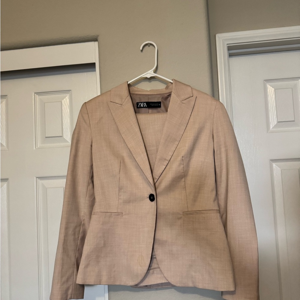 Zara Pink/Beige Matching Suit